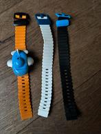 Vliegtuig horloge met 3 bandjes, zgan, Sieraden, Tassen en Uiterlijk, Horloges | Kinderen, Verzenden, Zo goed als nieuw, Blauw