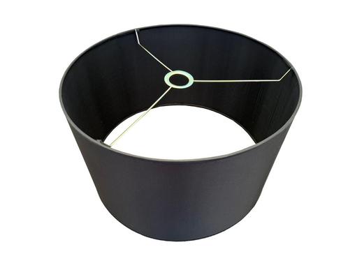 Lampenkap Cilinder Zwart - Ø45 cm, Huis en Inrichting, Lampen | Lampenkappen, Nieuw, 25 tot 50 cm, Rond, Zwart, Ophalen of Verzenden