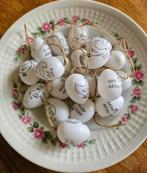 Leuke set van 20 kunststof paaseieren met tekst, nieuw., Diversen, Pasen, Ophalen, Nieuw