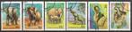 6 Olifanten Tanzania O. DV. no.91 X., Postzegels en Munten, Postzegels | Thematische zegels, Verzenden, Gestempeld, Dier of Natuur