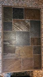 Brutalistische tafel leisteen in beton geen Paul Kingma, Ophalen, Gebruikt, 100 tot 150 cm, 50 tot 100 cm