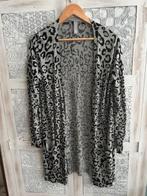 ZGAN! Vest Marccain grijs met zwarte panterprint maat 42/44, Maat 42/44 (L), Ophalen of Verzenden, Zo goed als nieuw, Grijs