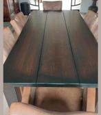 Prachtige massief eiken eettafel, Huis en Inrichting, Tafels | Eettafels, Ophalen