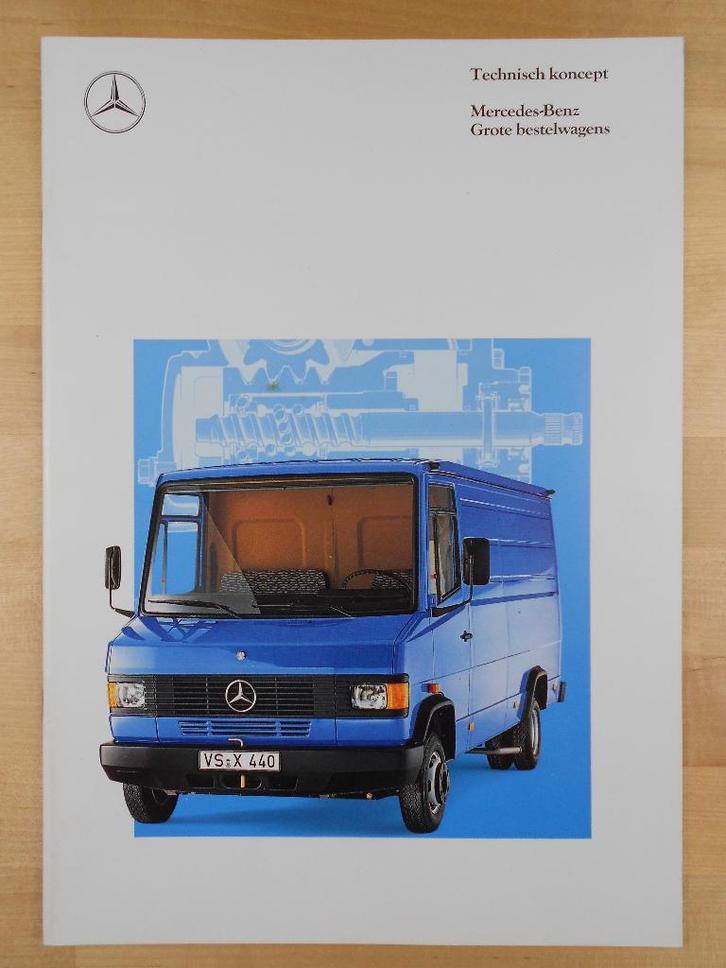 Mercedes 508 609 709 711 811 814 D Brochure 1989, Boeken, Auto's | Folders en Tijdschriften, Zo goed als nieuw, Mercedes, Ophalen