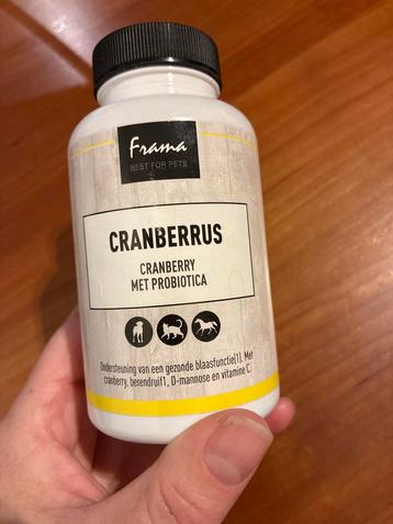 Cranberrus capsules (cranberry met probiotica) beschikbaar voor biedingen