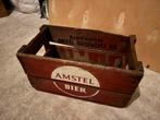 Vintage houten Amstel krat, Verzamelen, Merken en Reclamevoorwerpen, Ophalen of Verzenden, Gebruikt, Verpakking