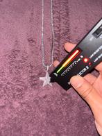 Moissanite silver 925 STAR pendant/chain (ketting), Ophalen of Verzenden, Nieuw, Zilver