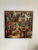 Metalen schilderij, Ophalen