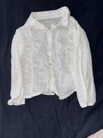 Witte blouse *zo goed als nieuw*, Kinderen en Baby's, Kinderkleding | Maat 98, Ophalen of Verzenden, Zo goed als nieuw, Meisje