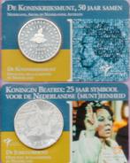 COIN CARD JAAR 2004 & 2005  ZILVER, Setje, Koningin Beatrix, Zilver, Euro's