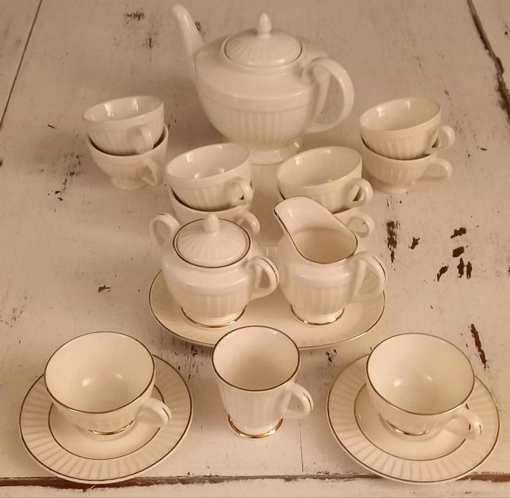 Prince of Wales Thee Servies, Huis en Inrichting, Keuken | Servies, Nieuw, Kop(pen) en/of Schotel(s), Wedgwood, Aardewerk, Ophalen of Verzenden