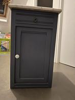 (Nacht-)kastje met marmeren bovenblad (los), Ophalen, Gebruikt, Minder dan 45 cm, 55 tot 70 cm