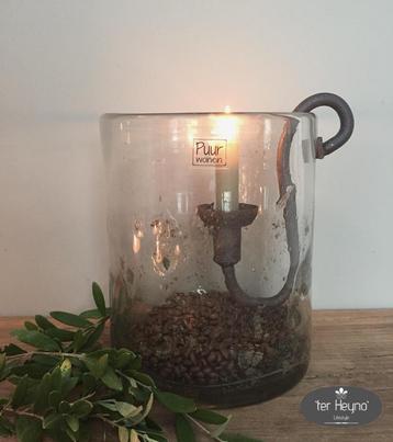 Glashaak S hangkandelaar Puur Wonen windlicht stoer sober beschikbaar voor biedingen