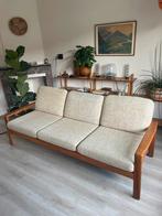 Mid-century Vintage Scandinavisch Design bank, Ophalen, Driepersoons, 75 tot 100 cm, Zo goed als nieuw