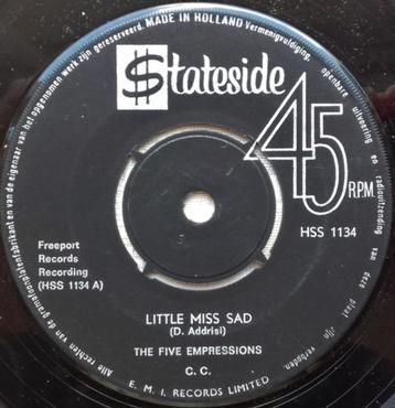 Rock Single (1965) Five Empressions - Little Miss Sad. beschikbaar voor biedingen