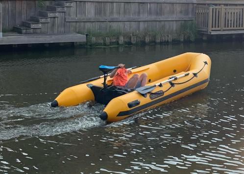 Calletti (Aquaparx) 330 rubberboot met elektrische motor, Watersport en Boten, Rubberboten, Gebruikt, Overige merken, Airdeck