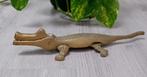 Vintage messing alligator krokodil notenkraker, Ophalen of Verzenden