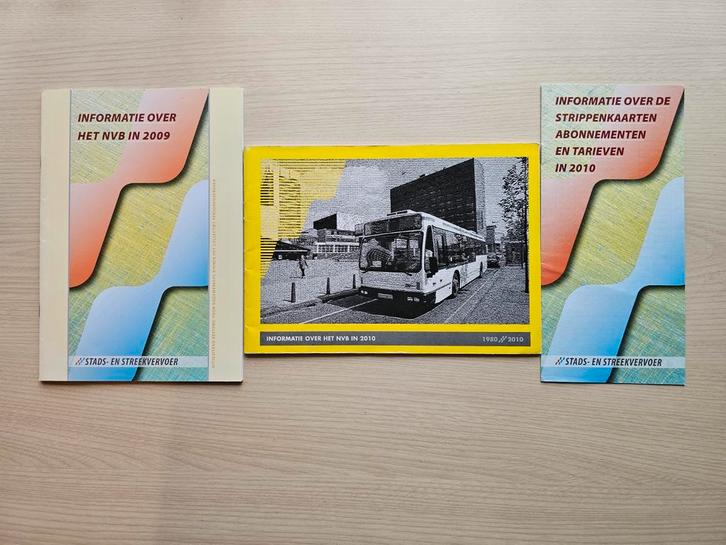 3 Boekjes van het NVB, Verzamelen, Spoorwegen en Tramwegen, Ophalen of Verzenden