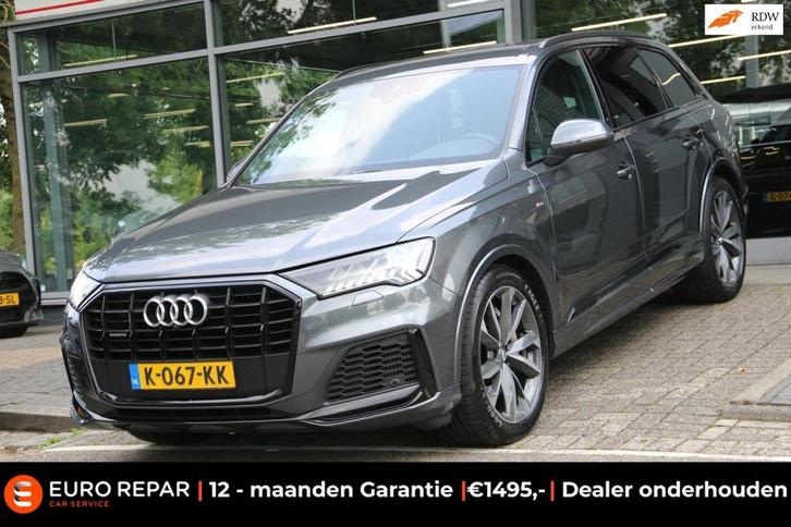 Audi Q7 55 TFSI e quattro S-LINE INCL BTW!, Auto's, Audi, Bedrijf, Te koop, Q7, 360° camera, 4x4, ABS, Achteruitrijcamera, Airbags