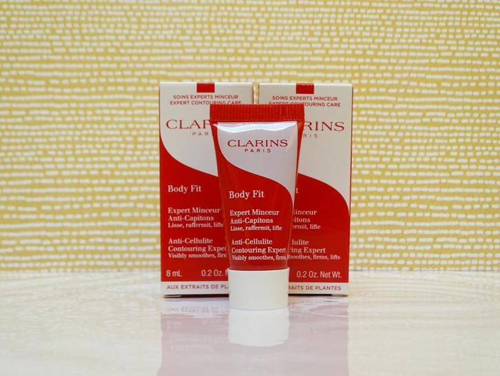 Clarins Body Fit Anti-Cellulite Expert (2 proefjes), Sieraden, Tassen en Uiterlijk, Uiterlijk | Lichaamsverzorging, Nieuw, Bodylotion, Crème of Olie