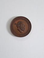 Bax penning medaille wegvluchten postduiven Willem 3 39mm, Ophalen of Verzenden, Landmacht, Nederland, Lintje, Medaille of Wings
