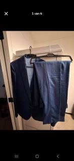 Donker blauw tweedelig pak, Ophalen of Verzenden, Gedragen, Nils, Maat 48/50 (M)
