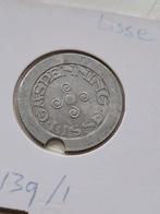 Zeldzame Gaspenning gasmunt Lisse aluminium in munthouder, Ophalen of Verzenden, Nederland