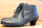 THINK! Geweldige Grijze Leren Enkellaaarsjes met Veters 38, Kleding | Dames, Schoenen, Think!, Lage of Enkellaarzen, Ophalen of Verzenden