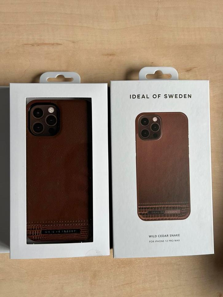 NIEUW: 2x Leren Ideal of Sweden Hoesjes iPhone 12 Pro Max, Telecommunicatie, Mobiele telefoons | Hoesjes en Frontjes | Apple iPhone