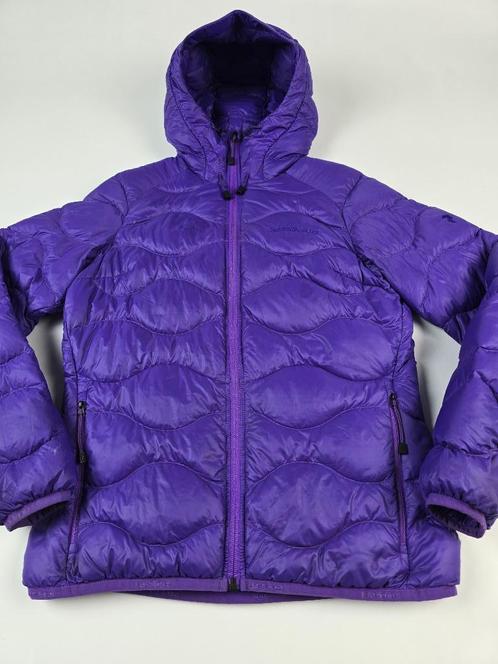 Peak Performance Helium Down Hood Paars Dames S, Kleding | Dames, Wintersportkleding, Zo goed als nieuw, Broek, Ophalen of Verzenden