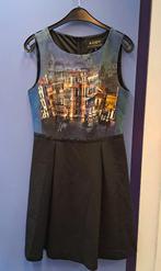 Addy van den Krommenacker artsy jurk Venetië mt 40 nr 50538, Maat 38/40 (M), Blauw, ., Addy van den Krommenacker