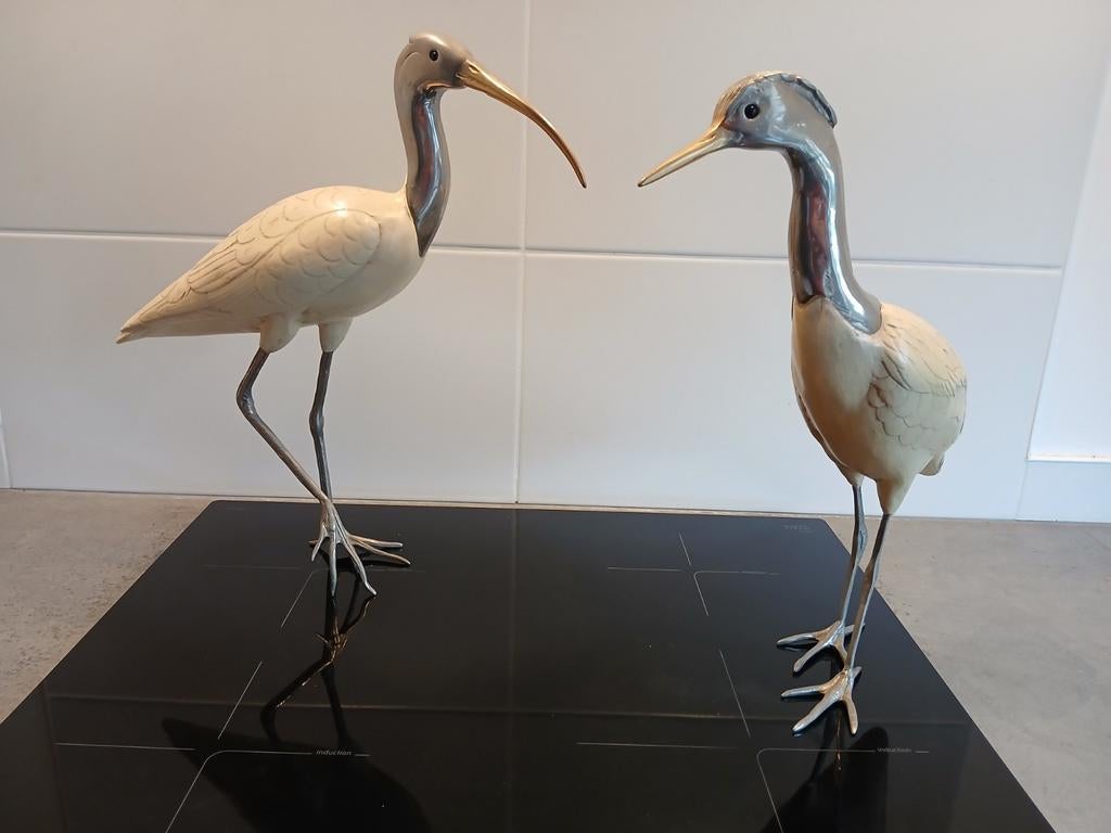 2 x ontwerp Elli Malevolti vogels Ibis, Ophalen of Verzenden