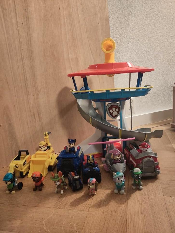 paw patrol uitkijktoren,  figuren en wagens, Kinderen en Baby's, Speelgoed | Actiefiguren, Nieuw, Ophalen