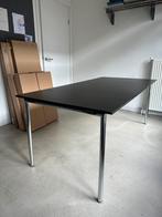 Zwart stevig bureau tafel, Huis en Inrichting, Ophalen, Zo goed als nieuw, Rechthoekig, 50 tot 100 cm