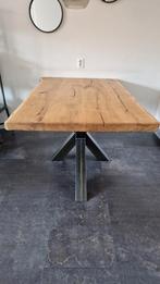 Luxe boomstamtafel van Robuuste tafels., Huis en Inrichting, Tafels | Eettafels, 100 tot 150 cm, Robuust, 150 tot 200 cm, Rechthoekig
