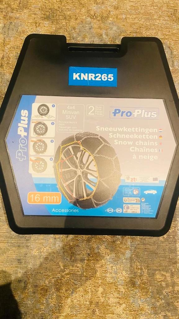 sneeuwkettingen KNR265 oa 21 inch, Auto diversen, Sneeuwkettingen, Nieuw, Ophalen