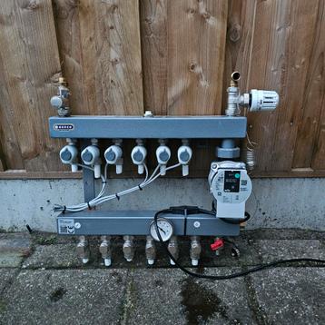 Twee vloerverwarming verdeler  beschikbaar voor biedingen