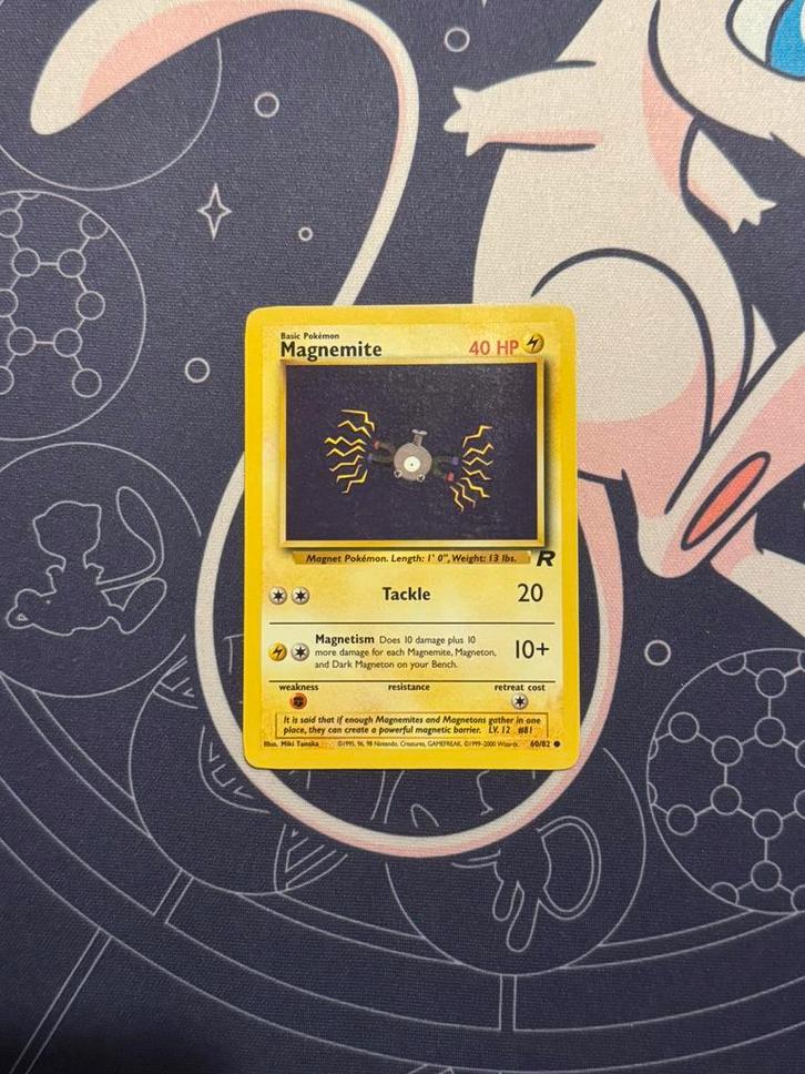 Pokémon kaarten Magnemite #60, Hobby en Vrije tijd, Verzamelkaartspellen | Pokémon, Zo goed als nieuw, Losse kaart, Ophalen of Verzenden