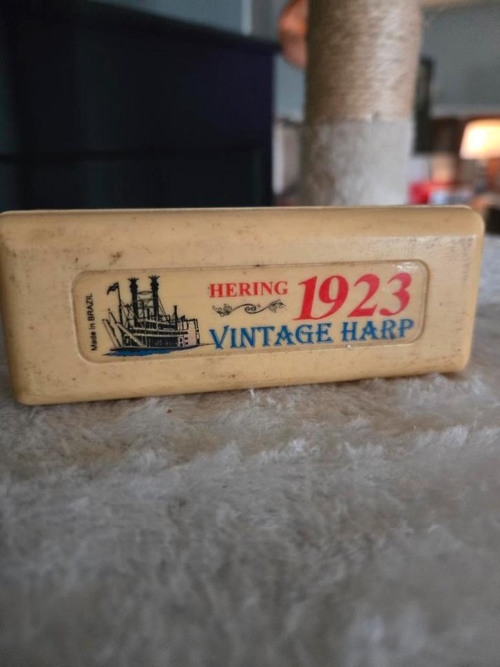 Hering 1923 Vintage Harp Mondharmonica, Muziek en Instrumenten, Blaasinstrumenten | Mondharmonica's, Gebruikt, Diatonisch, Overige typen