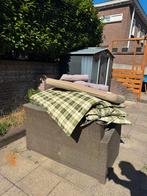 Lounge bankje met kussens en stoel kussens, Tuin en Terras, Tuinbanken, Ophalen, Zo goed als nieuw