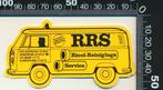 Sticker: RRS Riool Reinigings Service - Apeldoorn - Arnhem, Ophalen of Verzenden, Zo goed als nieuw, Bedrijf of Vereniging