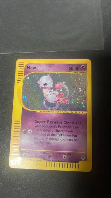 Mew expedition holo pokemon kaart beschikbaar voor biedingen