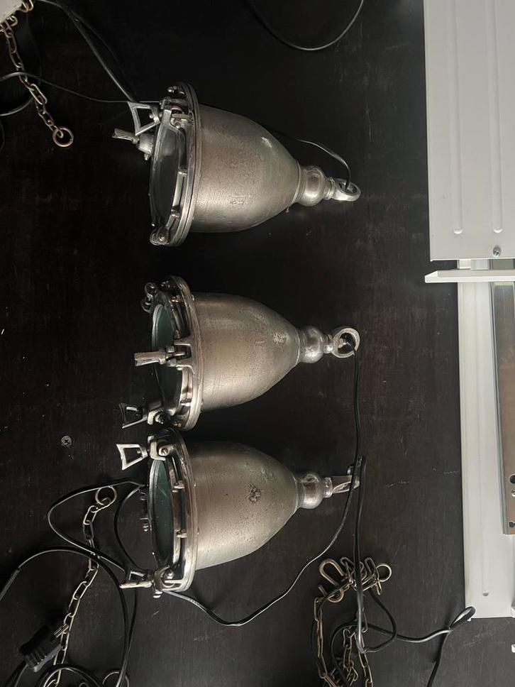 Industriële Lampen - Set van 3, Muziek en Instrumenten, Orgels, Gebruikt, Overige typen, Ophalen of Verzenden