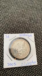 5€ munt Portugal  2005 zilver, Zilver, Euro's, Ophalen of Verzenden, Losse munt