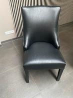 Zwarte kunstleren stoelen, Ophalen, Gebruikt, Zwart, Leer