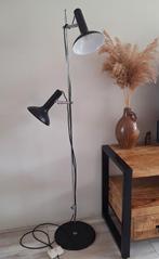 Vintage Gepo Amsterdam vloerlamp zwart/chroom, Ophalen, Gebruikt, 100 tot 150 cm, Vintage