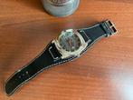 Now herenhorloge, Sieraden, Tassen en Uiterlijk, Horloges | Heren, Overige merken, Leer, Staal, Polshorloge