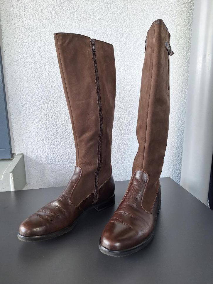 Schneider bruine dameslaarzen, wijdte C, maat 38 erg mooi, Kleding | Dames, Schoenen, Zo goed als nieuw, Hoge laarzen, Bruin, Ophalen of Verzenden