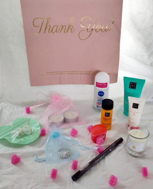 Mistery/Misterie bag/box (voorbeeld) met o.a. Rituals produc, Sieraden, Tassen en Uiterlijk, Uiterlijk | Cosmetica en Make-up