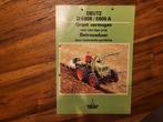 Tractor folder Deutz D 6806, Boeken, Catalogussen en Folders, Ophalen of Verzenden, Zo goed als nieuw